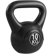 Kettlebell da 10 kg per Allenamento ¨C zephmum ¨C Nero 25x19x28 cm