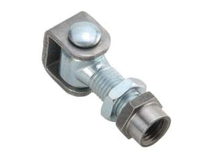 CARDINE A SALDARE REGOLABILE ZINCATO CON CAVALLOTTO ART.376- - mm.30x41x81 M18 - 6 pezzi COMBI