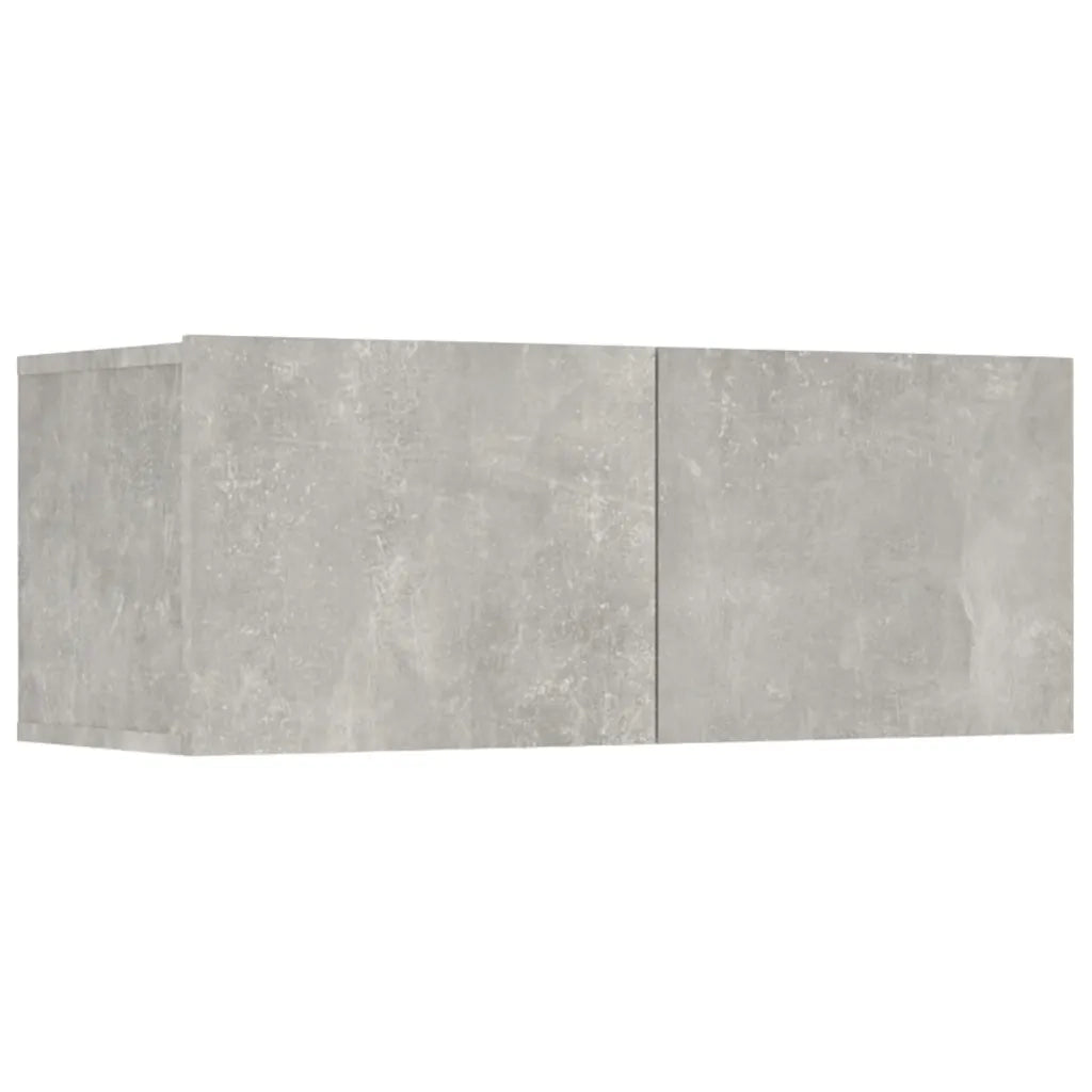Set di Mobili Porta TV 6 pz Grigio Cemento in Legno Multistrato 3114257