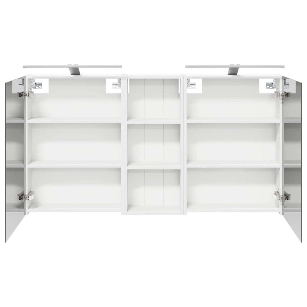 Set di Armadi da Bagno con lo scaffale 3 pcs 130 x 14,5 x 70 cm 3403768