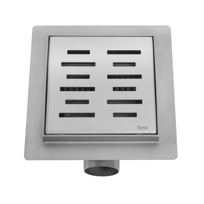 Scarico Lineare Rea Line Nickel Brush 12x12