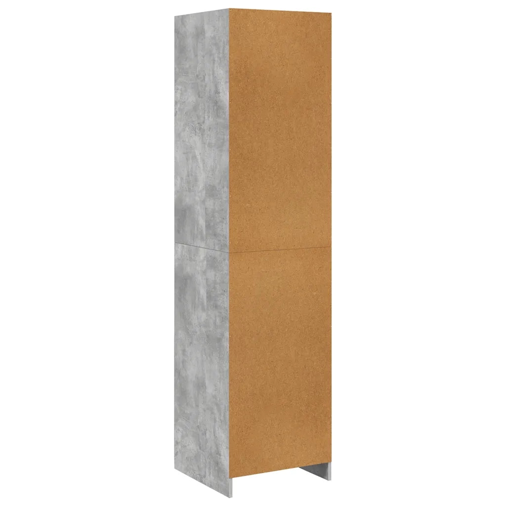 Armadio Grigio Cemento 50x50x200 cm in Legno Multistrato CFW4206910