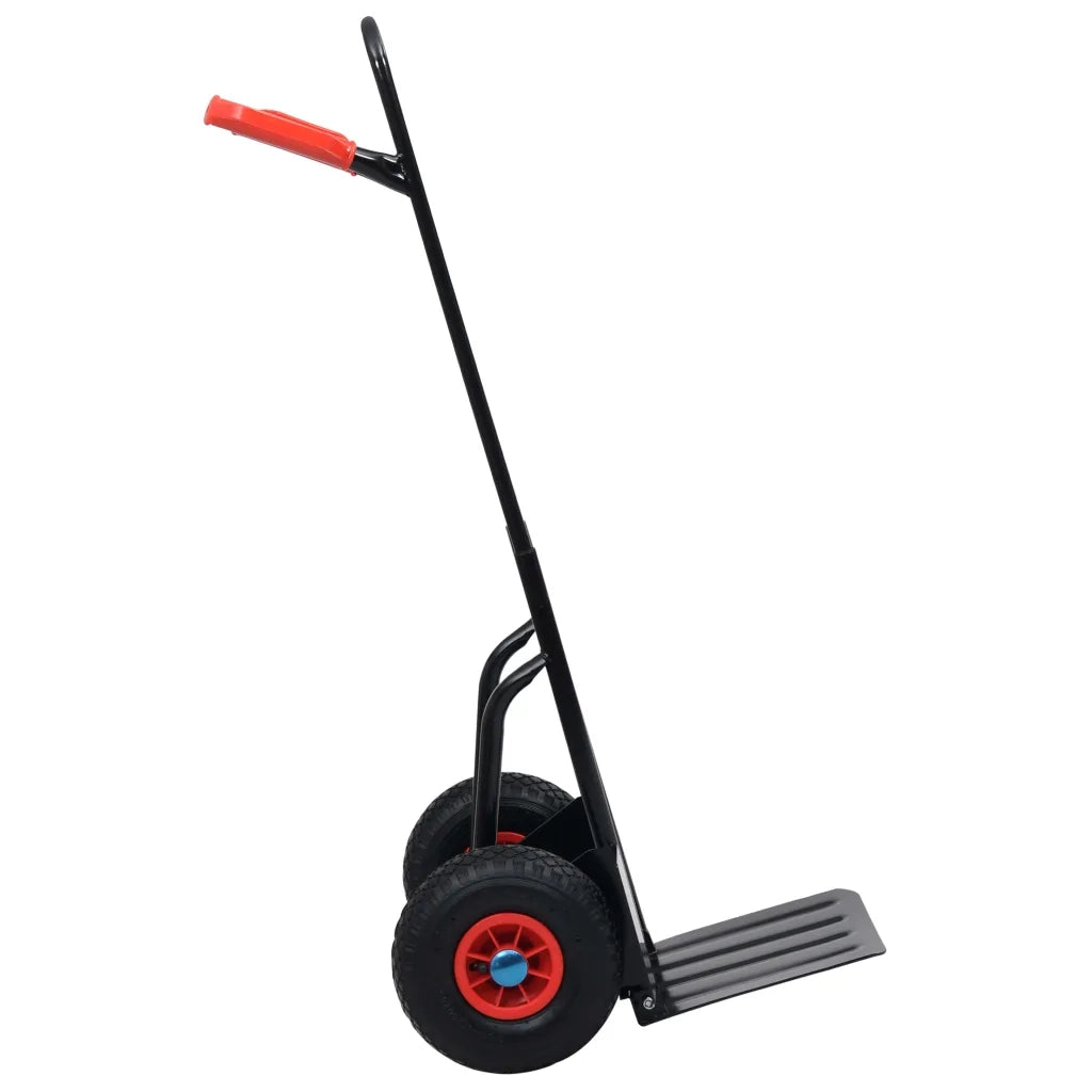 Carrello a Mano Telescopico 200 kg Nero e Rosso 146665