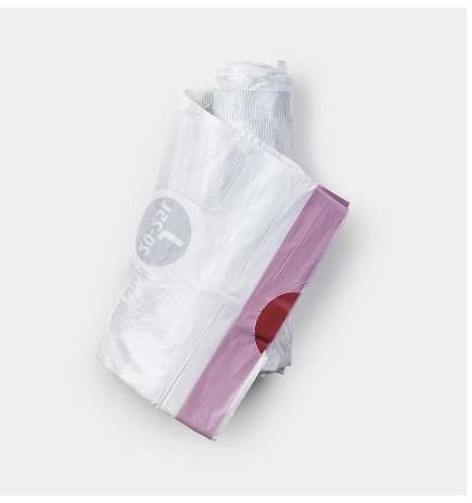 Brabantia 8710755115608 sacchetto per rifiuti 23 L Grigio, Bianco 40 pz