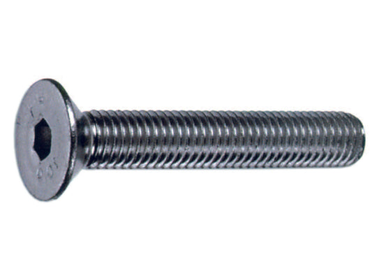 VITI PER METALLO 10.9 TESTA SVASATA PIANA CAVA ESAGONALE- - ø mm.5x10 - 500 pezzi AMBROVIT