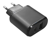 AP5USB-TC Adattatore da Rete 100-240V USB+USB TypeC 5V 3A