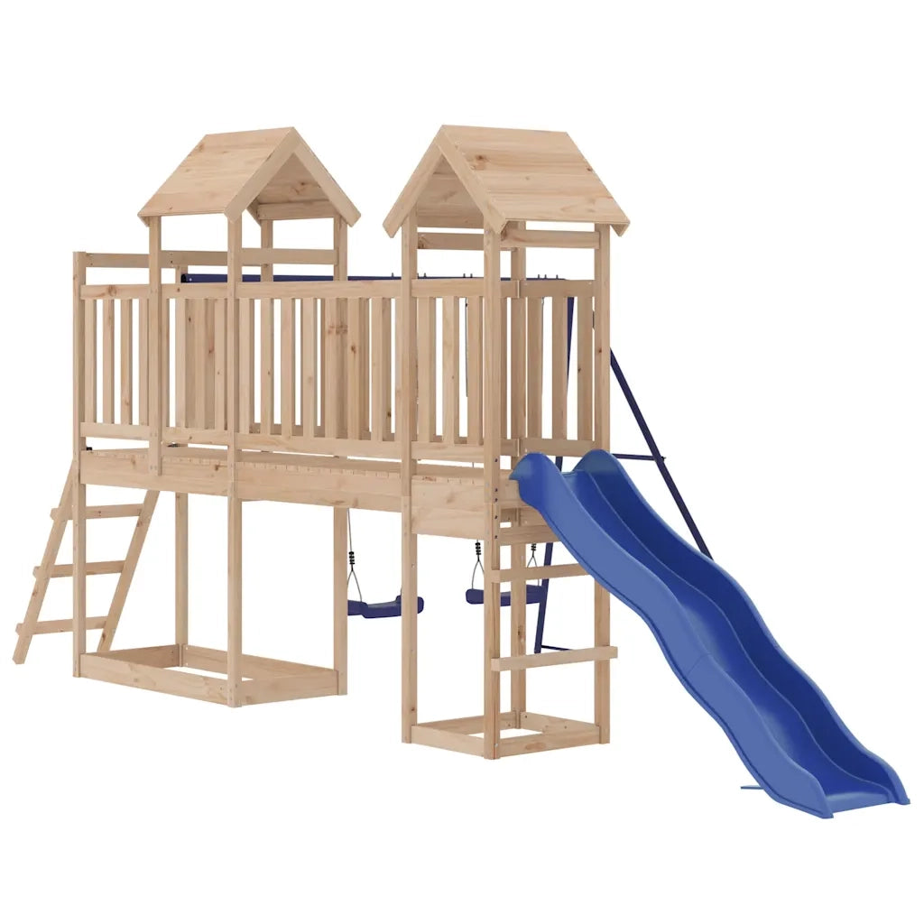Set da Gioco da Esterno in Legno Massello di Pinocod mxl 78726