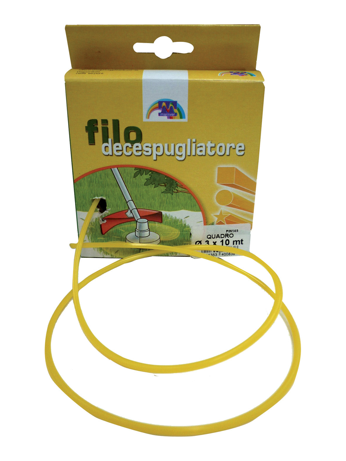 FILO NYLON PER TAGLIABORDI D 1,3MMX15M- 1,0 pz