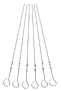 SPIEDINI PER BARBECUE 35 CM INOX AISI430 6 PZ- I GIARDINI DEL RE- 1,0 confezione