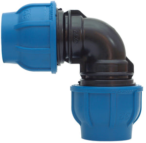 PL RACCORDO NYLON GOMITO 90 32X32 MM- IRRITEC- 5,0 pz