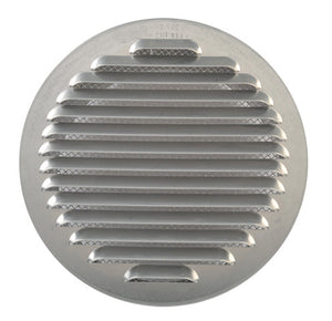 GRIGLIA AERAZIONE ALLUM C/RETE ANTINS D  80 MM- 1,0 pz