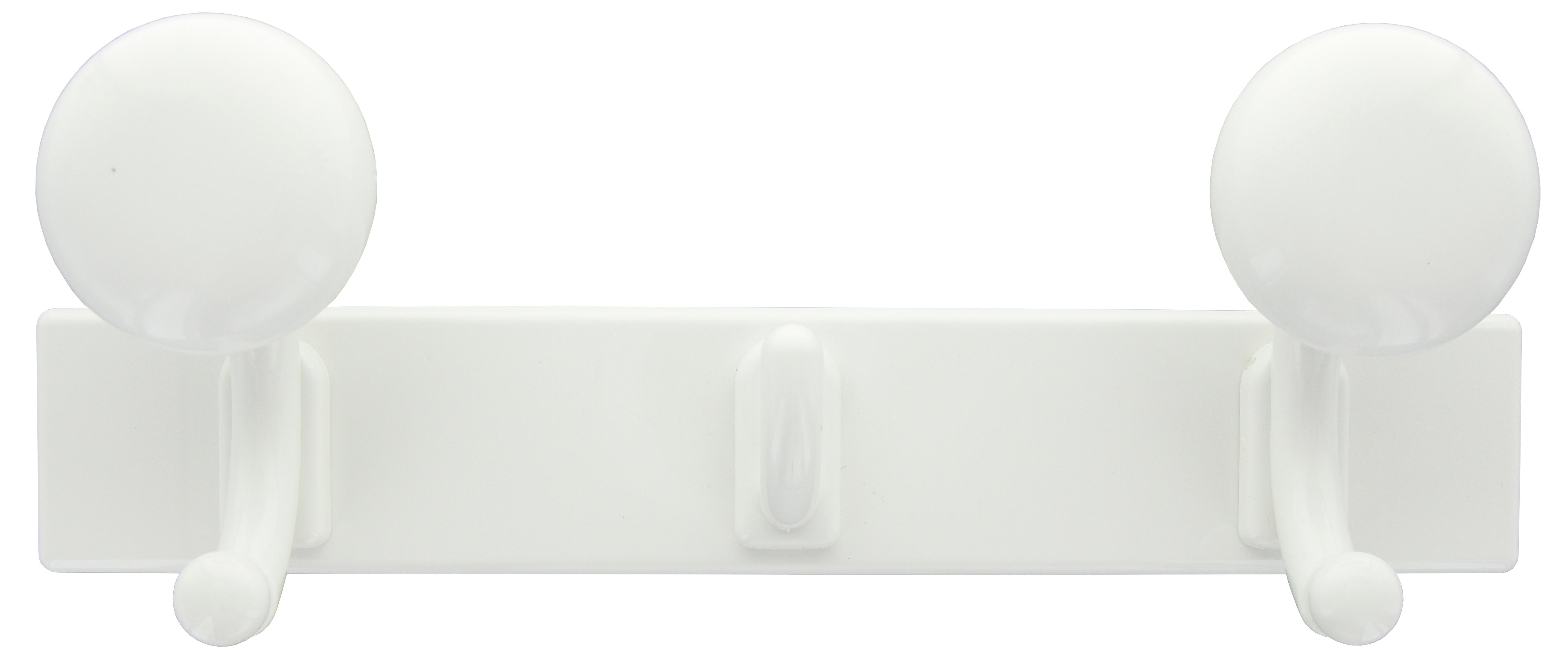 APPENDIABITI BALL 3 POSTI 360 X130 MM BIANCO**- MINUMET- 1,0 pz