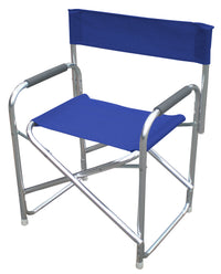 C POLTRONA REGISTA PLAYA ALLUMINIO  BLU- 2,0 pz