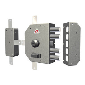 C.R. 3350 SERRATURA A POMPA C/CHIAVE DX S/ASTE- DOM-CR- 1,0 pz