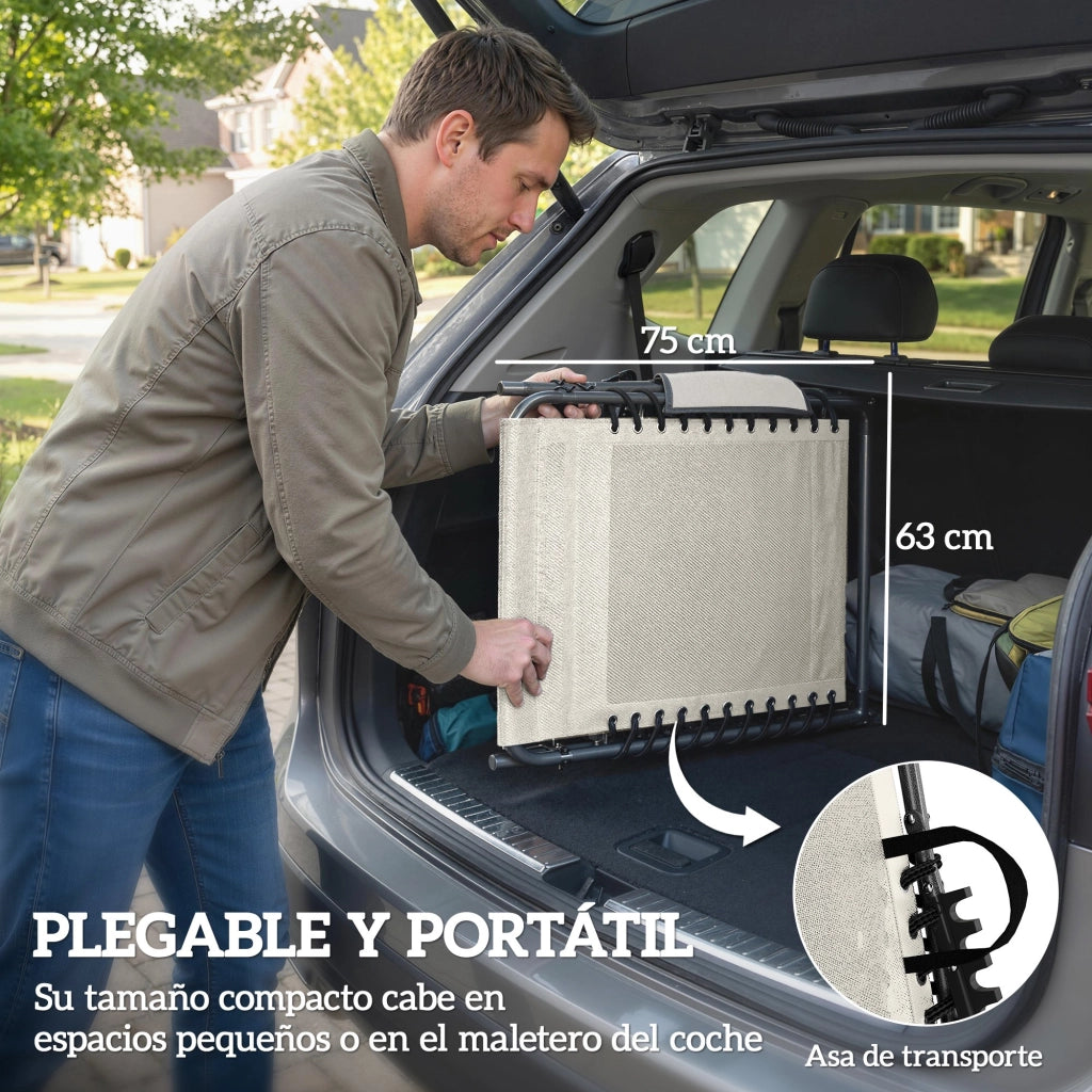 Poltrone reclinabili da giardino ¨C zephmum ¨C 2 pezzi, crema, polyrattan