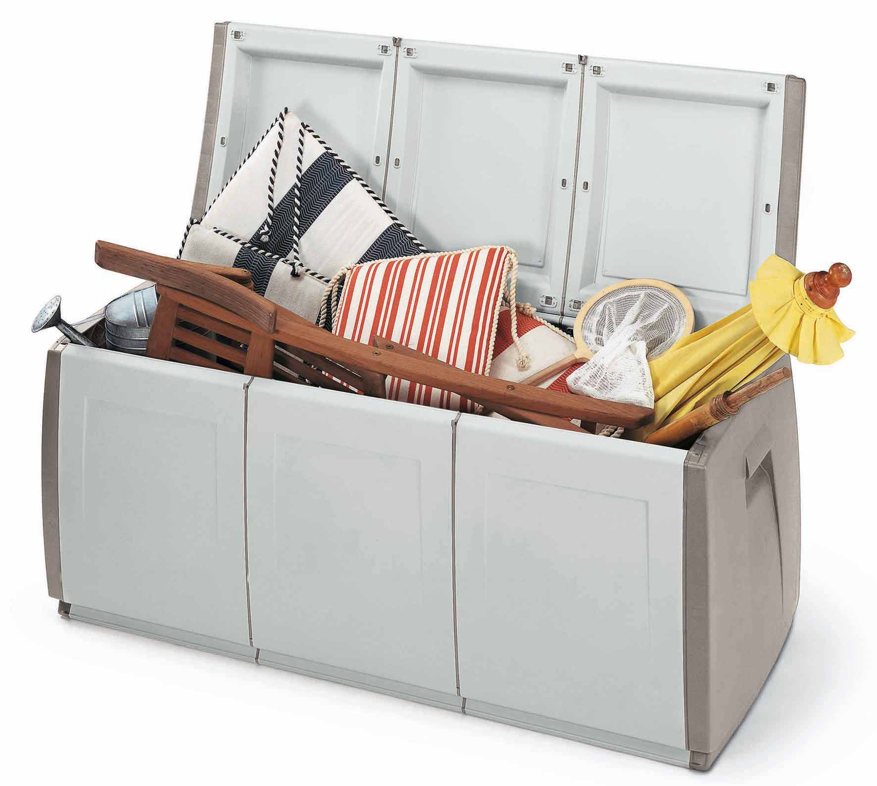 CASSAPANCA TERRY BOX 140X54XH57 CM GRIGIO TORT- TERRY- 1,0 pz