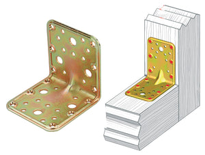 PIASTRA 775 ANGOLARE ACCIAIO TROPIC 90X90X90 MM- ALDEGHI LUIGI SPA- 20,0 pz