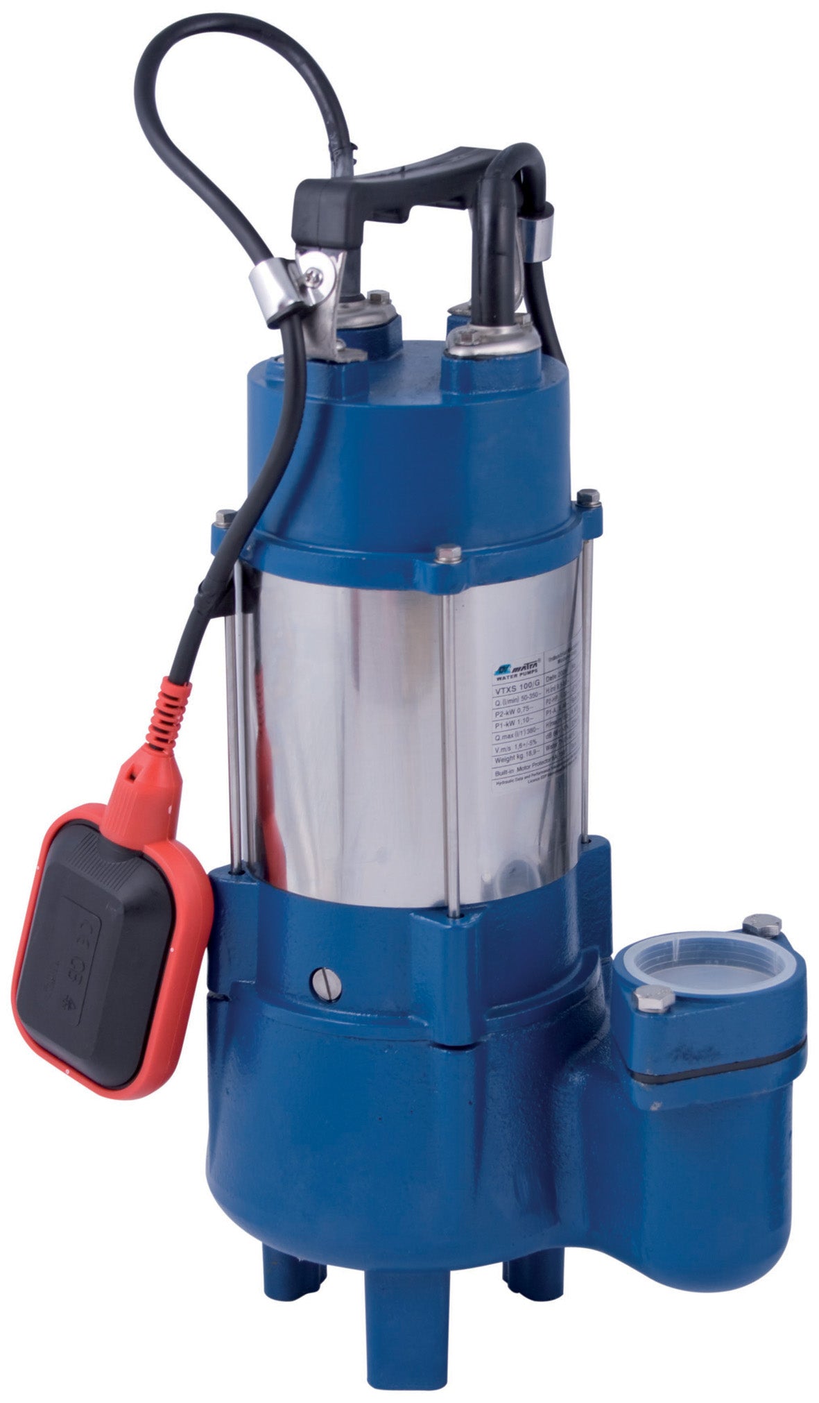 ELETTROPOMPA VORTEX ACQUE LURIDE 1,0 HP VTXS100G- 1,0 pz