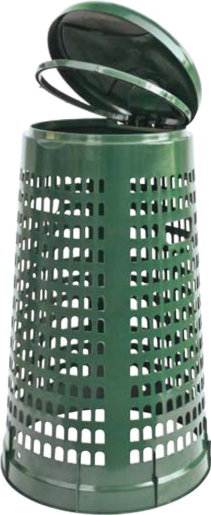 PATTUMIERA 110 L TRESPOLO D 38-51XH85 CM VERDE- I.C.S.- 1,0 pz