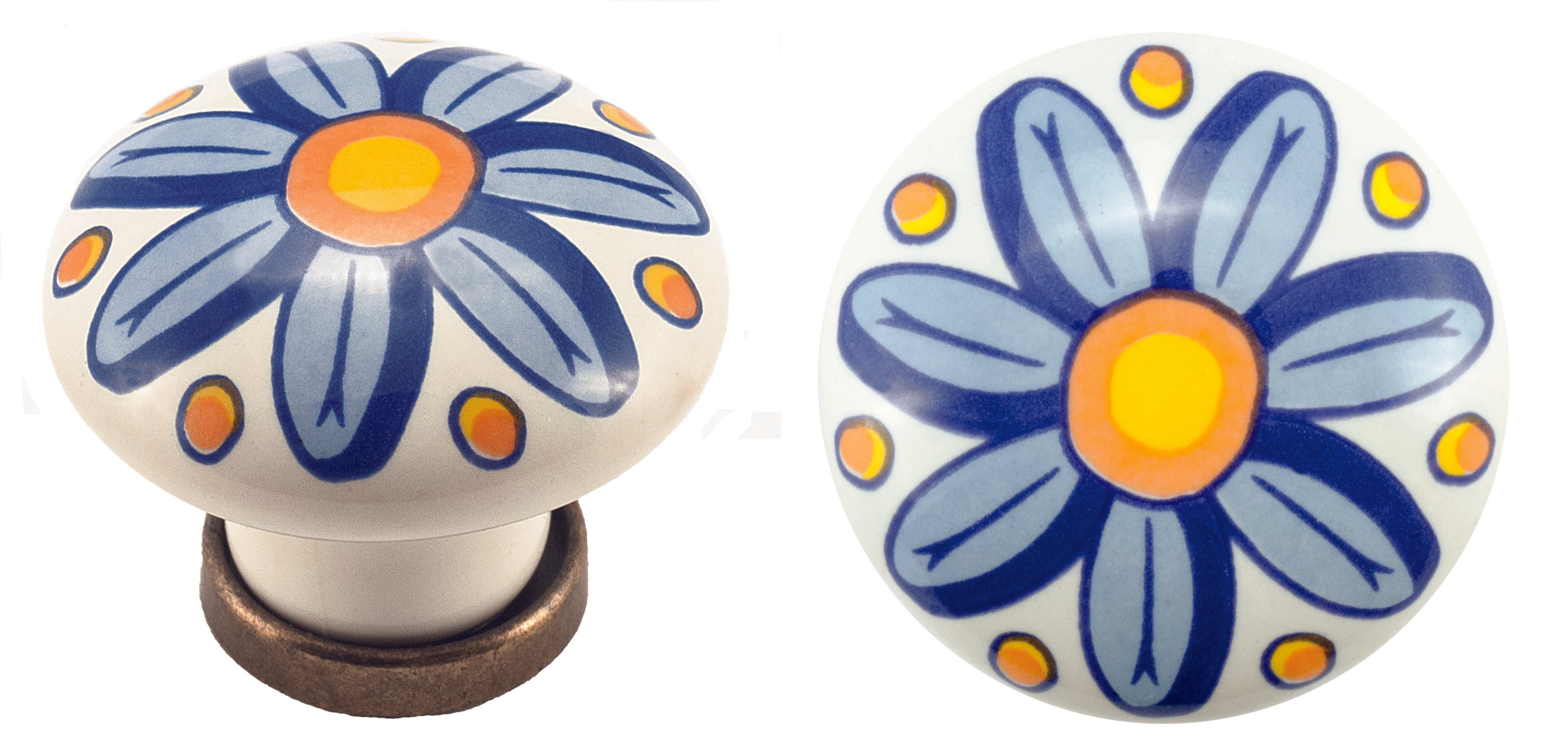 POMOLO PORCELLANA TONDO C/BASE F/28 31X26 MM- 25,0 pz