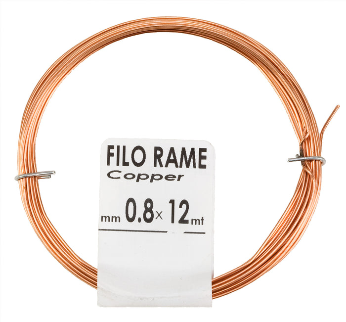 MATASSINA FILO RAME D 0,8 MM  12 M- FILOTECNICA- 20,0 pz