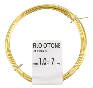 MATASSINA FILO OTTONE D 0,6 MM  20 M- FILOTECNICA- 20,0 pz