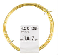 MATASSINA FILO OTTONE D 0,8 MM  12 M- FILOTECNICA- 20,0 pz