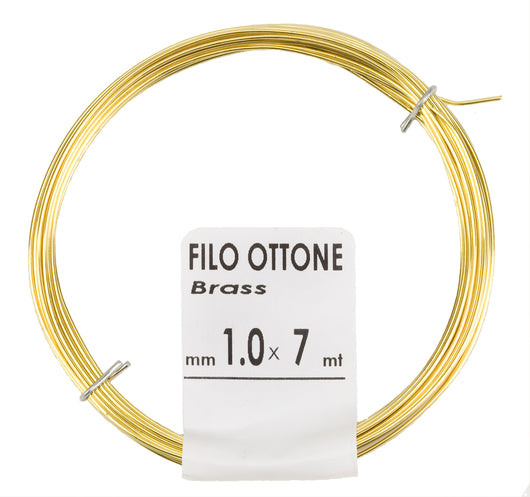 MATASSINA FILO OTTONE D 1,0 MM   7 M- FILOTECNICA- 20,0 pz