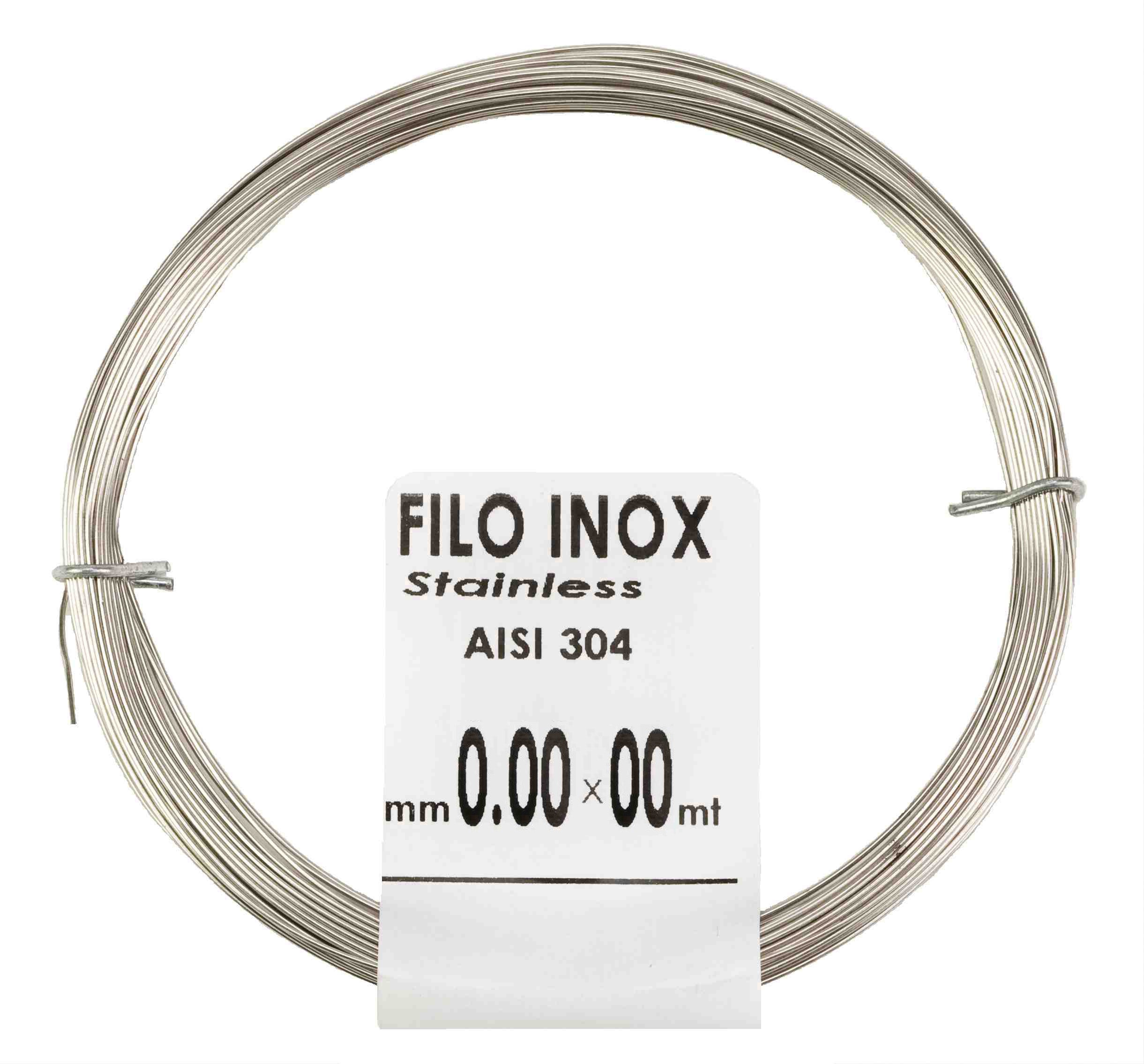 MATASSINA FILO ACCIAIO INOX D 1,0 MM    6 M- FILOTECNICA- 25,0 pz