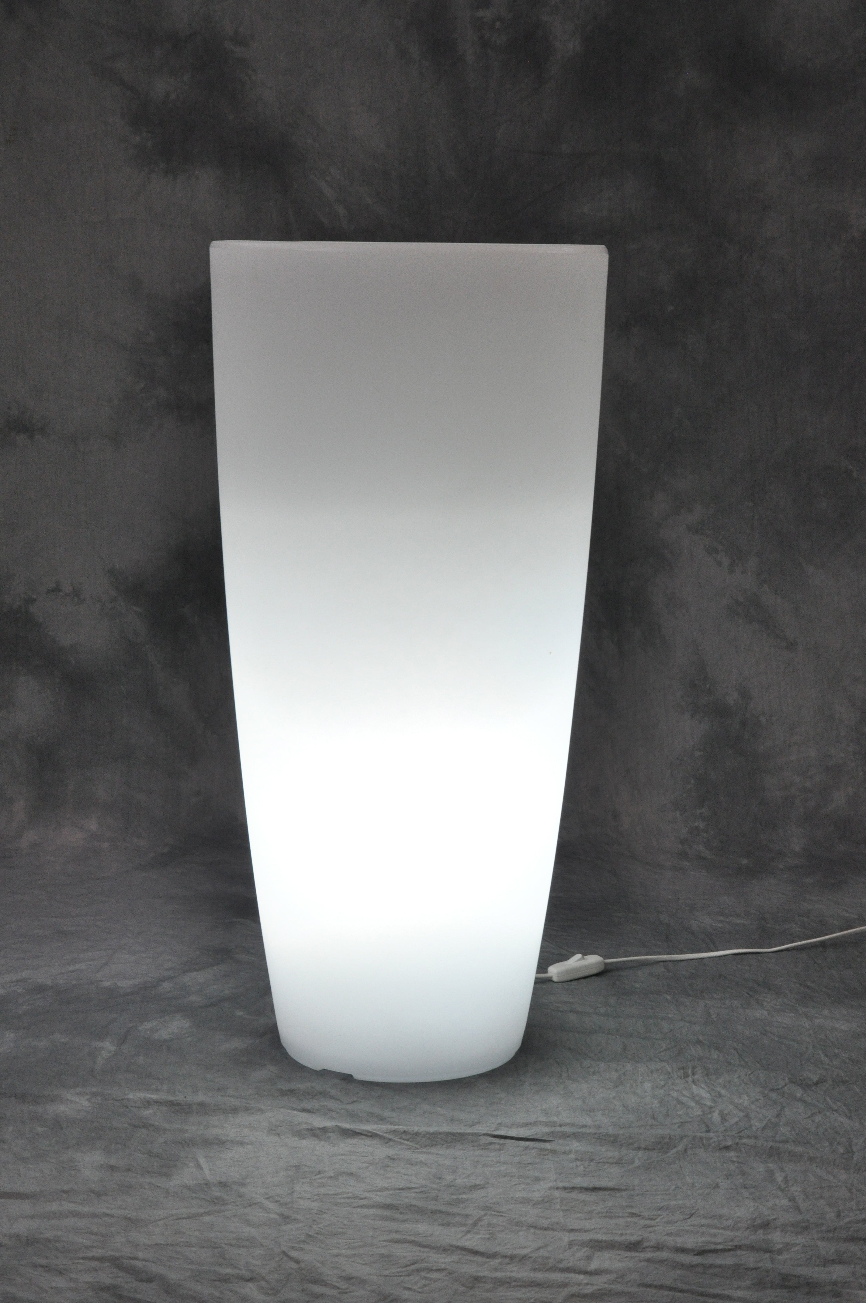 VASO HOME LIGHT TONDO D 33X70 CM GHIACCIO BIANCO- 1,0 pz