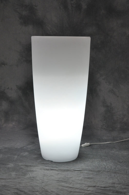VASO HOME LIGHT TONDO D 33X70 CM GHIACCIO BIANCO- 1,0 pz