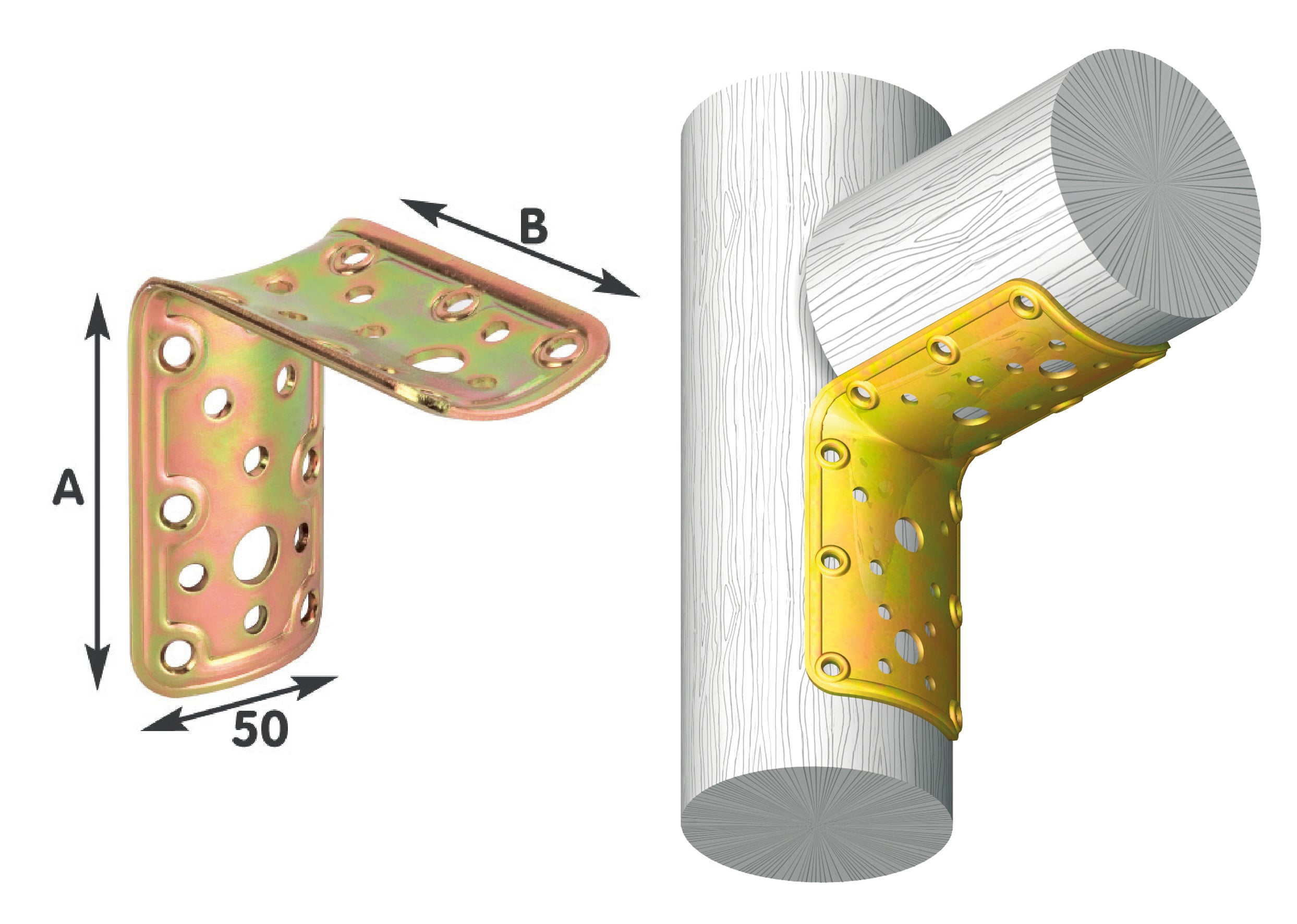 PIASTRA 904 TONDA ANG 90 GRA PALI ACC TROP 80X80 MM- ALDEGHI LUIGI SPA- 25,0 pz