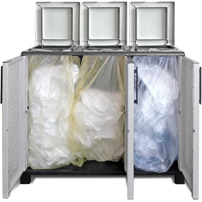 PATTUMIERA ART PLAST 3 ANTE 102X37XH90 CM- 1,0 pz