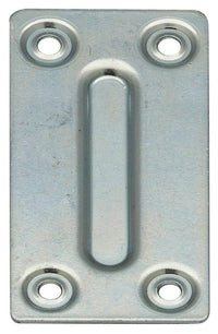 PIASTRINA RETTANGOLARE 4 FORI ZINCATA 70X1X35 MM- 100,0 pz