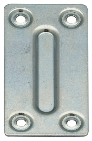 PIASTRINA RETTANGOLARE 4 FORI ZINCATA 70X1X35 MM- 100,0 pz