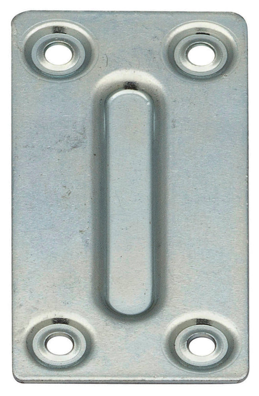 PIASTRINA RETTANGOLARE 4 FORI ZINCATA 70X1X35 MM- 100,0 pz