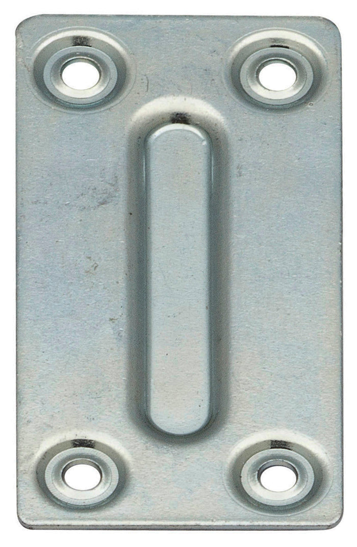 PIASTRINA RETTANGOLARE 4 FORI ZINCATA 70X1X35 MM- 100,0 pz