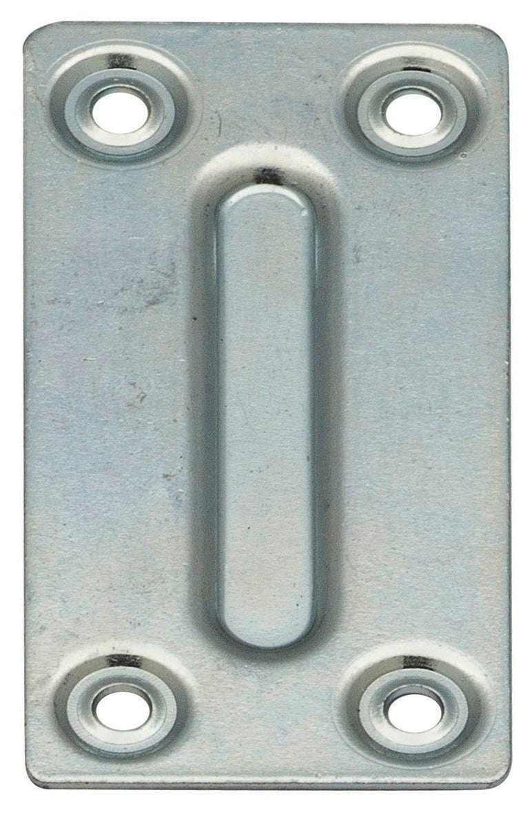 PIASTRINA RETTANGOLARE 4 FORI ZINCATA 70X1X35 MM- 100,0 pz