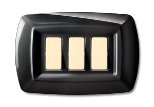 TONDO PLACCA MAGIC PLAST 3P NERO- ELETTROCANALI- 10,0 pz