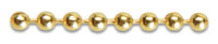CATENA A PERLINE OTTONE LUCIDO D 4,0 MM- 25,0 ml