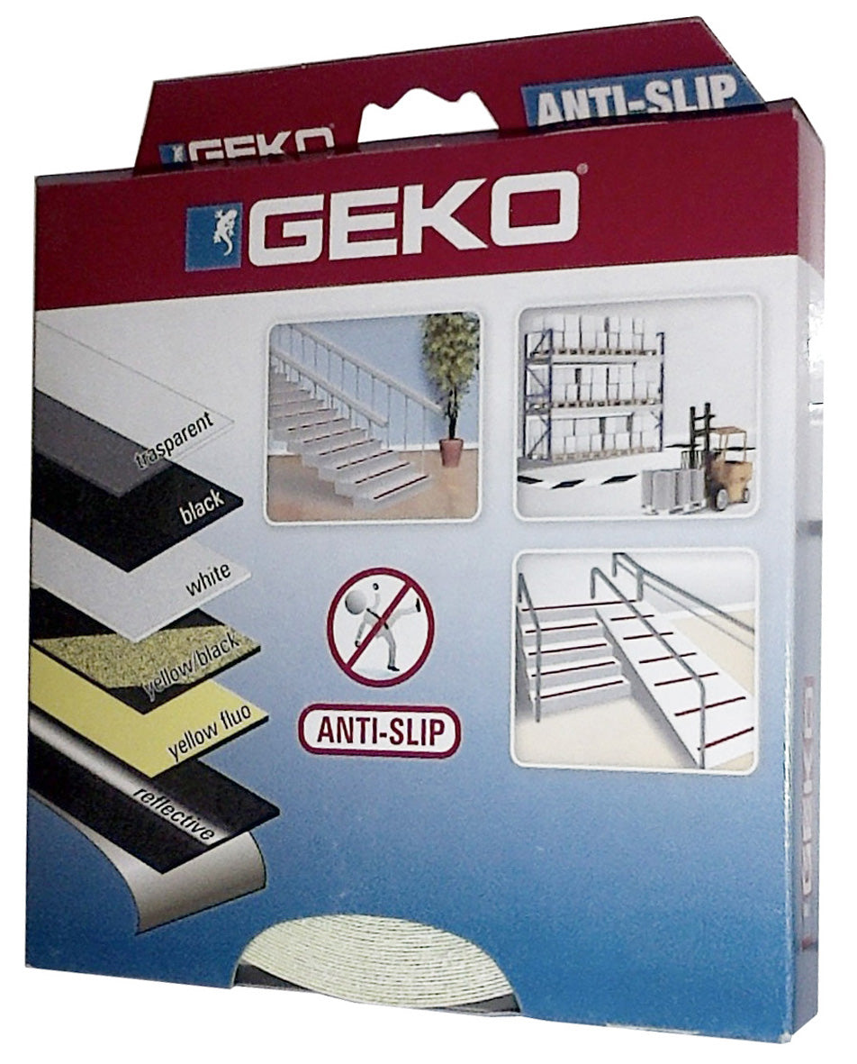 ANTISDRUCCIOLO GEKO STRISCIA 25 MM ROT 15 M GIALLO- 1,0 pz