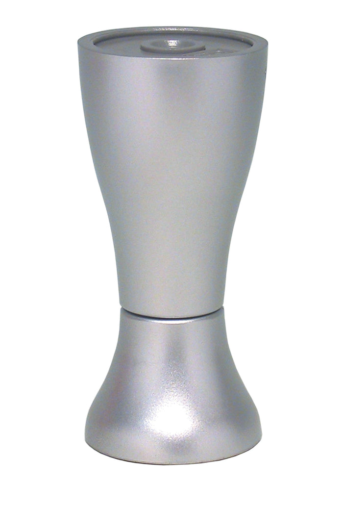 PIEDINO REGOLABILE ABS 90 MM P0224 ALLUMINIO- GS PLAST- 12,0 pz