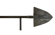 VANGA FORGIATA A PUNTA MANICO FERRO- 1,0 pz