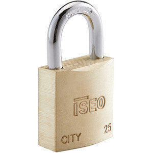 CITY BY ISEO LUCCHETTO OTT RETTANGOLARE 25 MM- ISEO SERRATURE- 10,0 pz