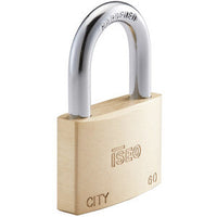 CITY BY ISEO LUCCHETTO OTT RETTANGOLARE 60 MM- ISEO SERRATURE- 10,0 pz