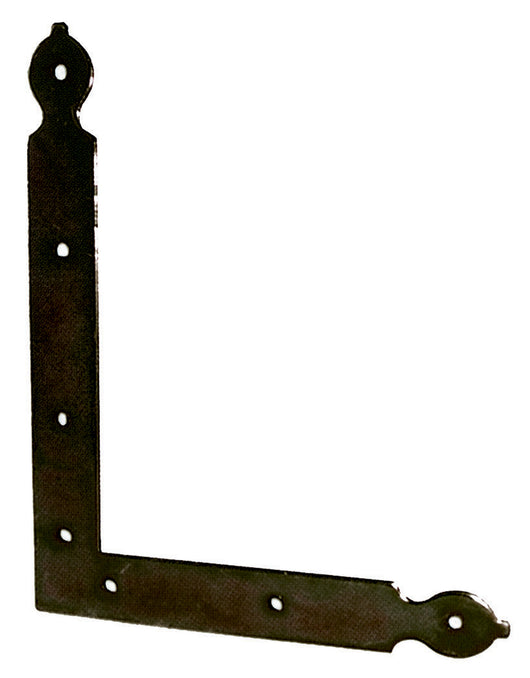 ANGOLARE FERRO POLIMERIZ LIGURIA 200X250 MM NERO- 24,0 pz