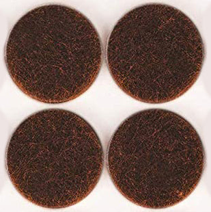 FELTRINO ADESIVO SEDIA MARRONE D 26 MM CF 8 PZ*- 50,0 confezione