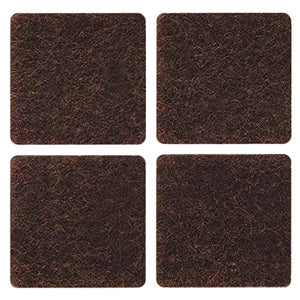 FELTRINO ADESIVO SEDIA MARRONE  35X 35 MM CF 3 PZ*- 50,0 confezione