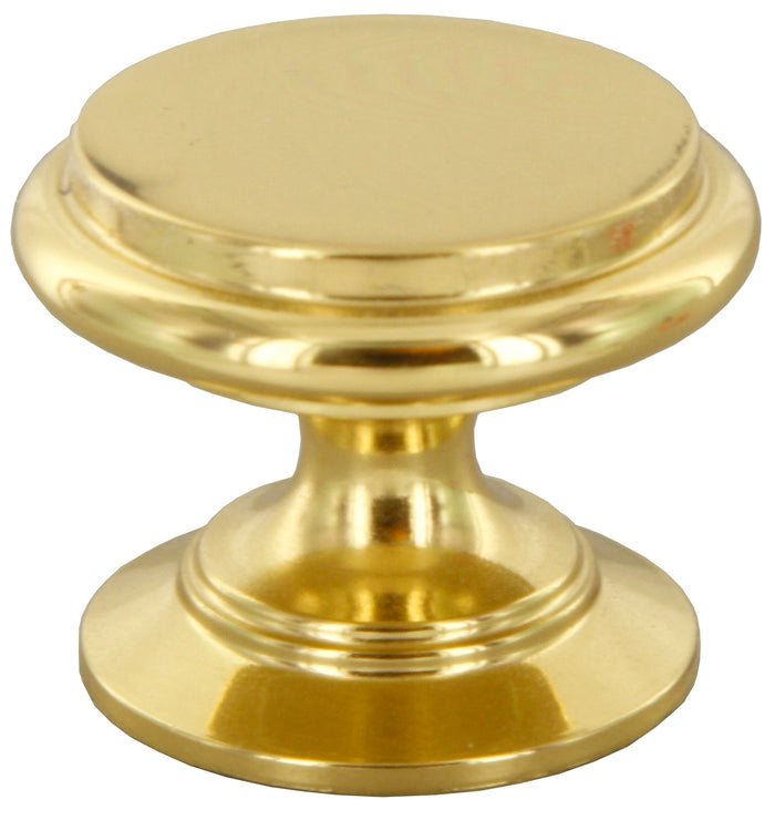 POMOLO OTTONE 2174/C D 17 MM ORO LUCIDO- CAFIM- 25,0 pz