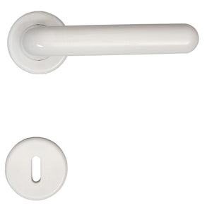 MANIGLIA RESINA MARGHERITA C/BOCCHETTA BIANCO- MINUMET- 10,0 coppie